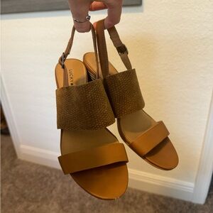 Lucky Brand Heeled Sandals Size 8